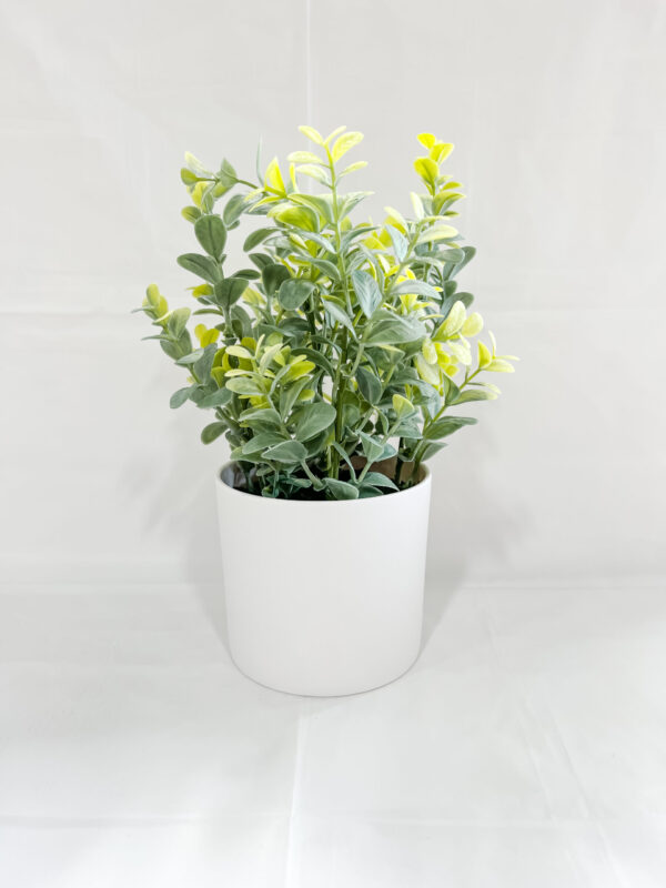 faux potted plant