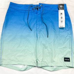 men’s blue ombré swim trunks