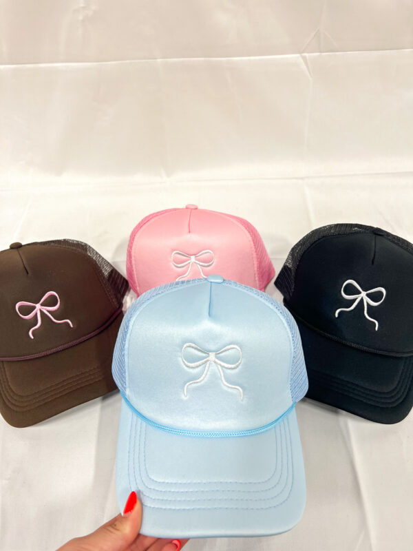 bow trucker hat