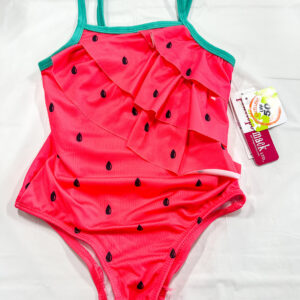 watermelon baby girl swimsuit 6mo