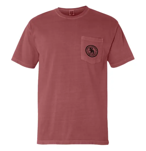 shield republic aged to perfection men's tee